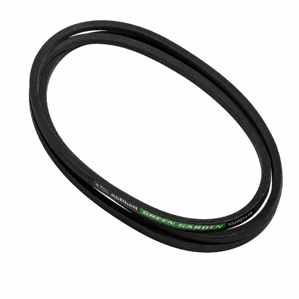Black belt with 'Green Garden' branding on a white background