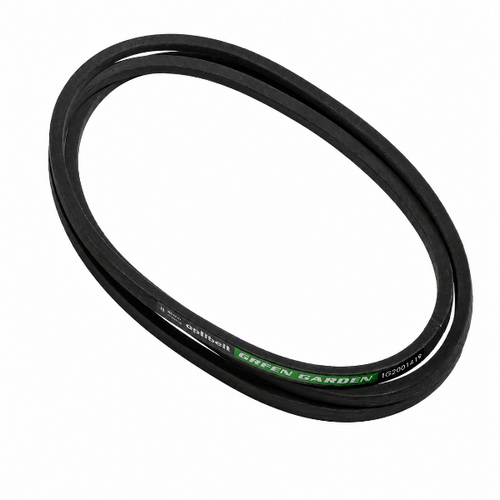 Black belt with 'Green Garden' branding on a white background